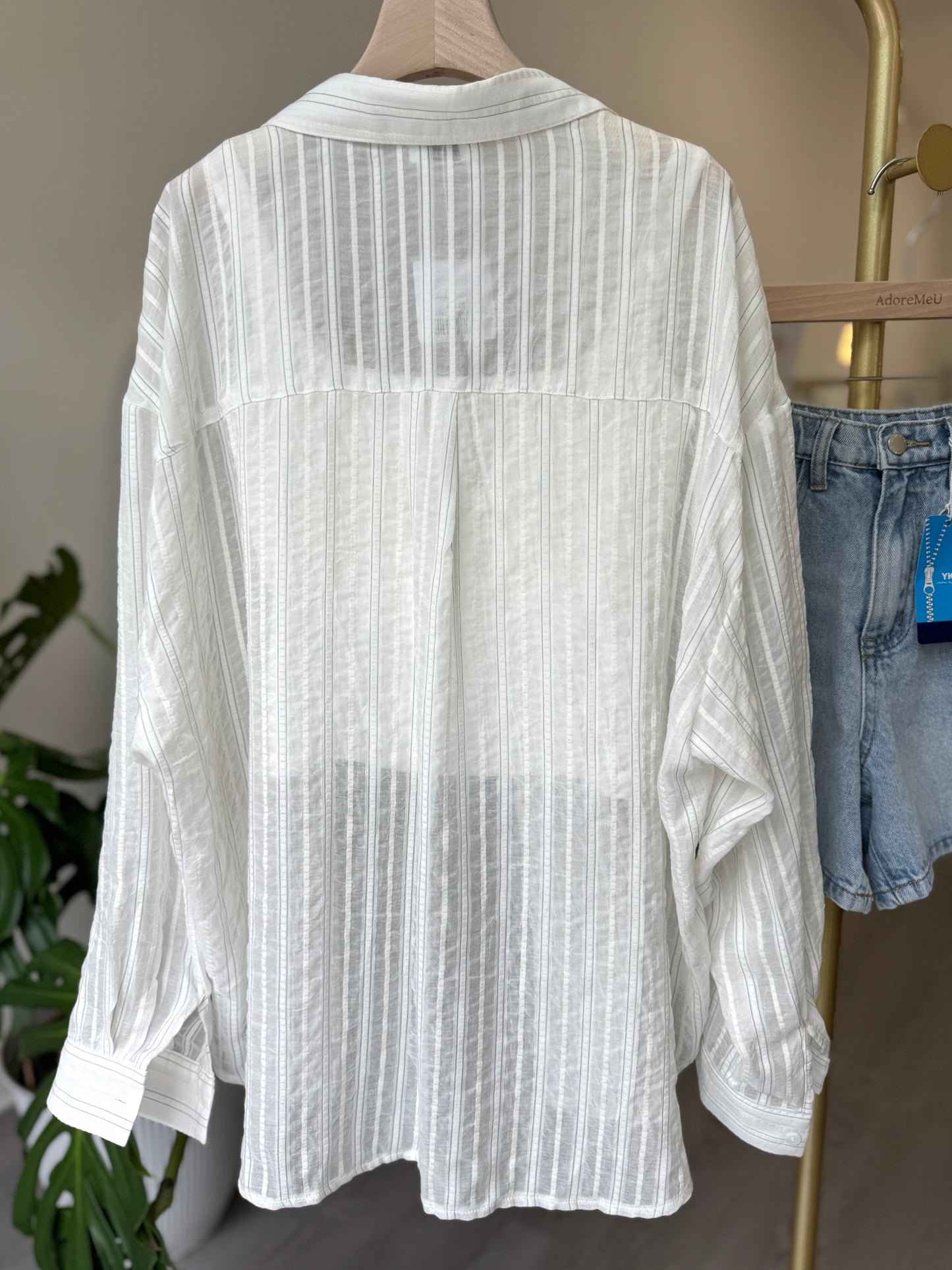 Sheer Stripe Shirt(~7/13)