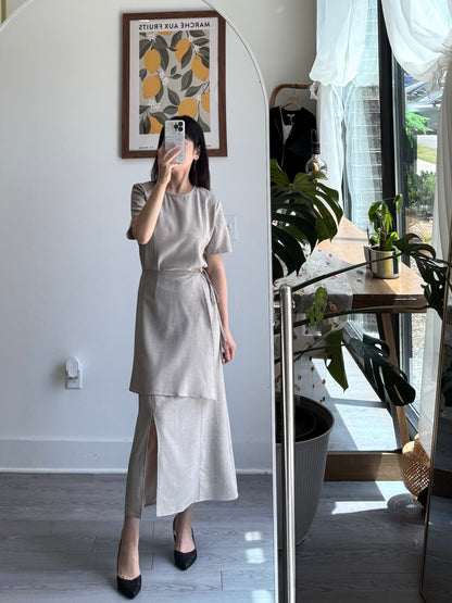 Apron Layered Dress - AdoreMeU
