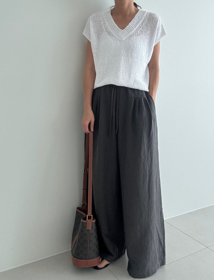 Four Pintuck Pants