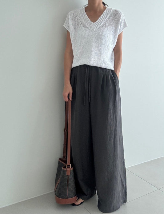 Four Pintuck Pants