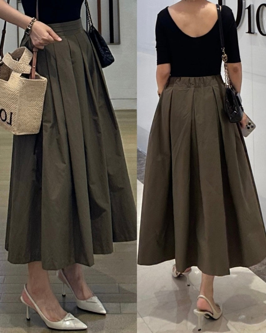 Pra Maxi Pleated Skirt (~8/2)