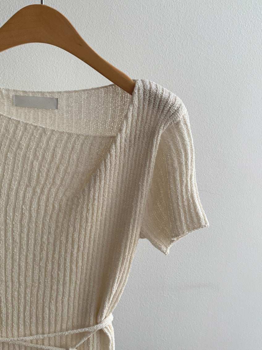 Boucle Short Sleeve Knit(~6/6)