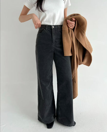 5518 Velvet Wide Bootscut Pants