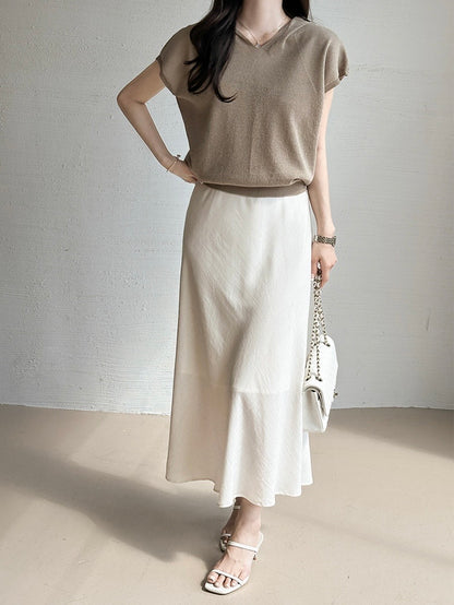 Hood Linen Knit Top (~7/31)
