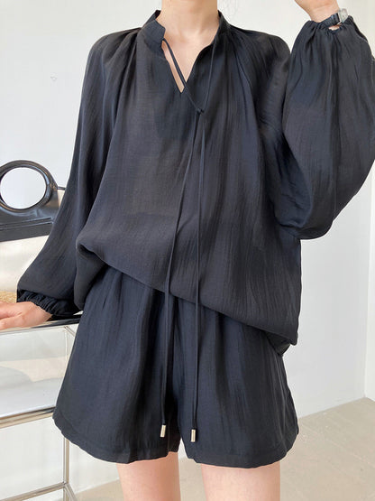 *Daily Blouse & Shorts Set