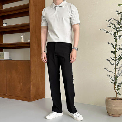 Collar  Muscle Short Sleeve - AdoreMeU