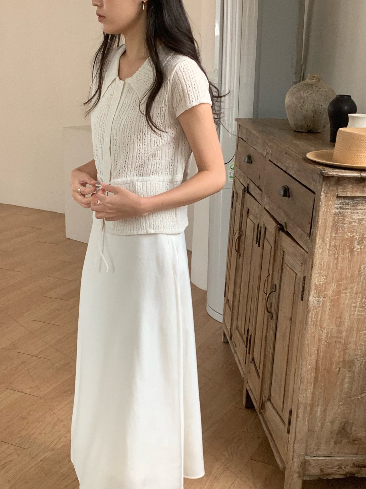 * Summer Mood Collar Knit