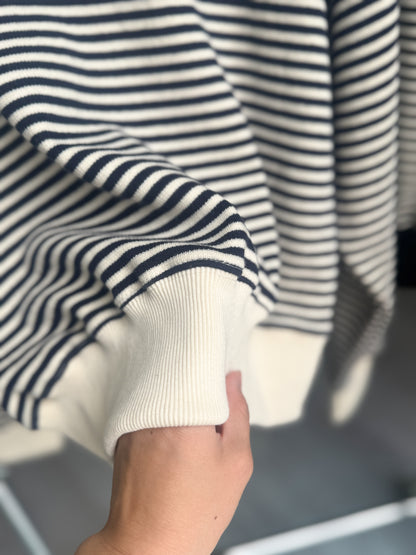 V Neck Stripe MTM - AdoreMeU
