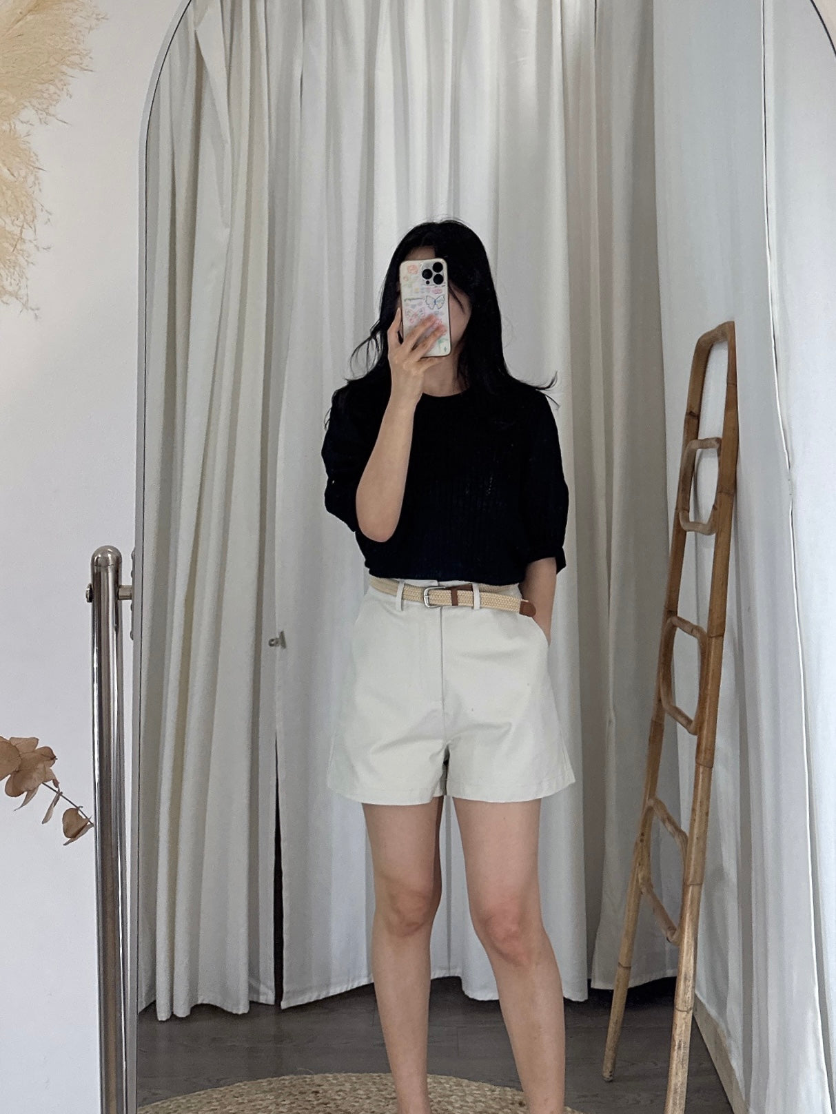 Soft Sleeve Knit Blouse