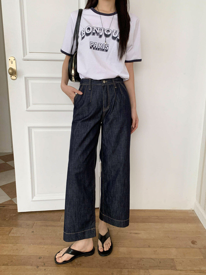 * Non-Fade Raw Denim Jeans
