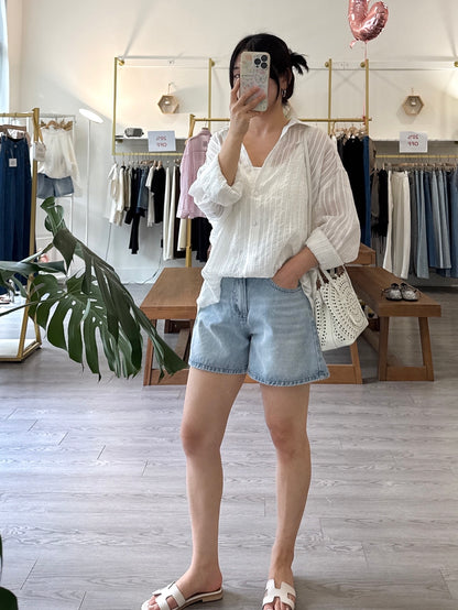 Sheer Stripe Shirt(~7/13)