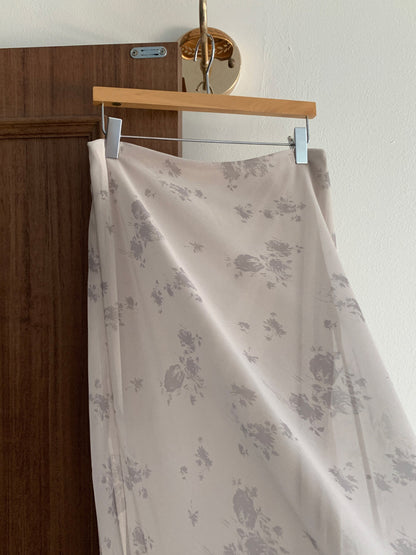 * Floral Midi Skirt