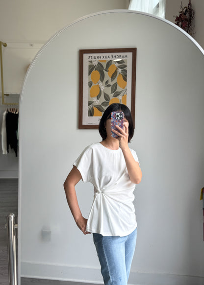 Twist Hem Tee - AdoreMeU