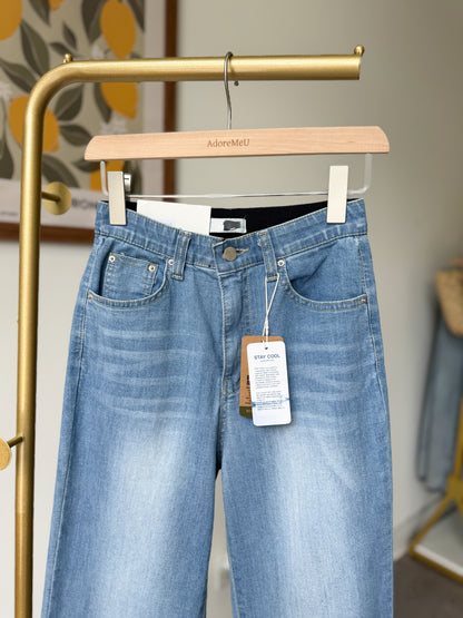 Flex Straight Denim - AdoreMeU