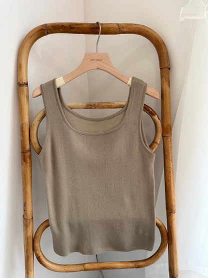 Squar Knit Tank Top - AdoreMeU