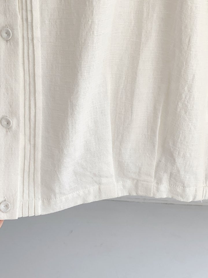 Mini Pintuck Blouse (~6/16)