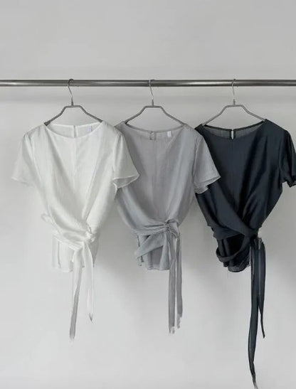 * Sie Wrap Blouse