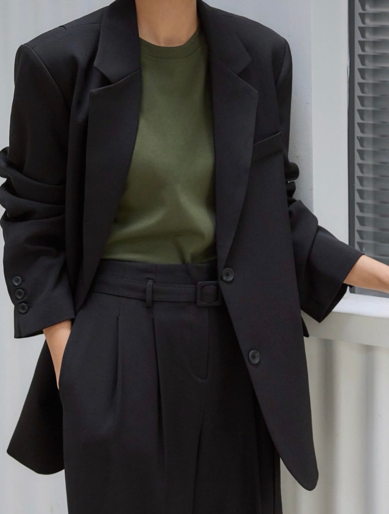 *  Maren Back-Slit Blazer