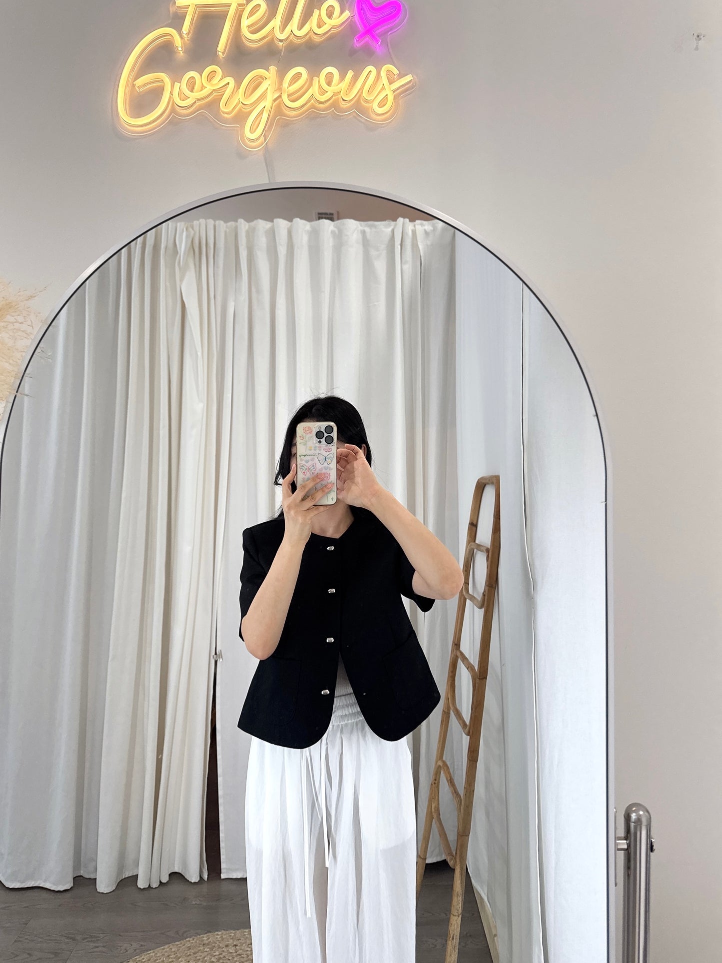 Round Collar Summer Jacket