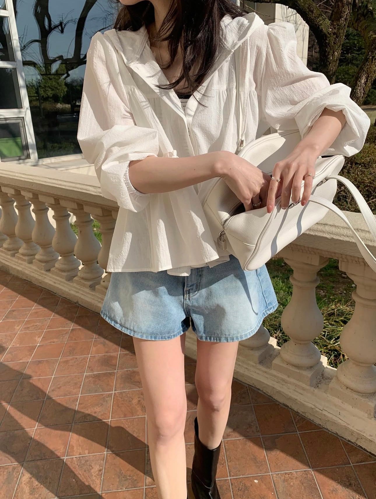 * Nana Hood Blouse