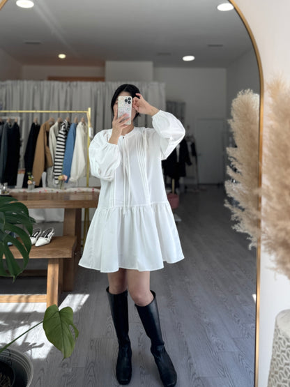 Leuin Pintuck Mini Dress(~10/8)