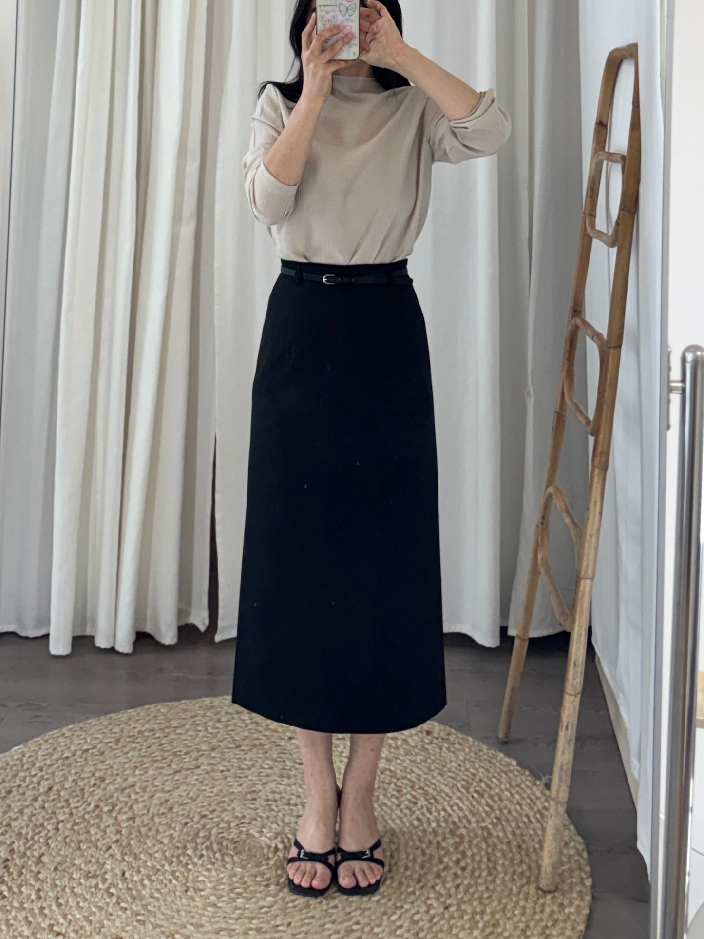 Norden Belt Detail Skirt(~3/30)