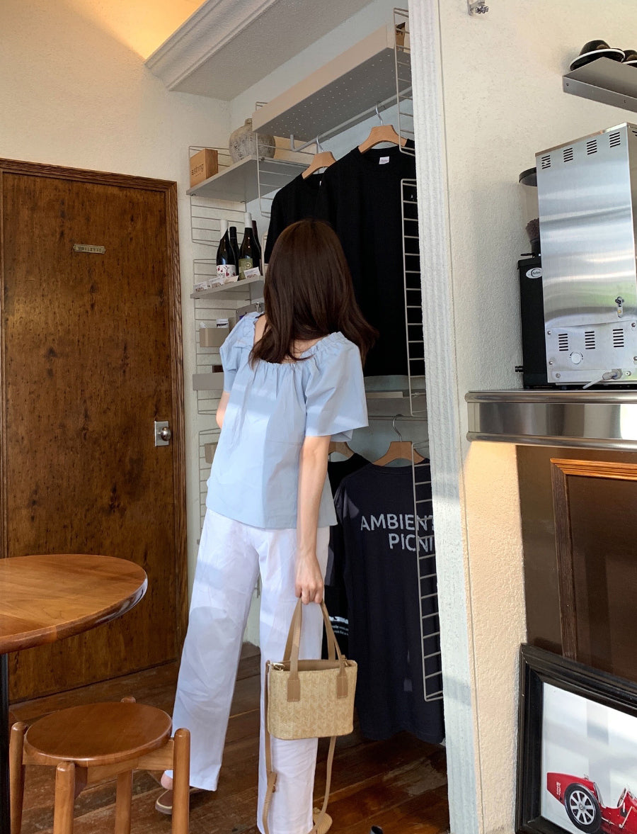 * Cotton Straight Fit Pants