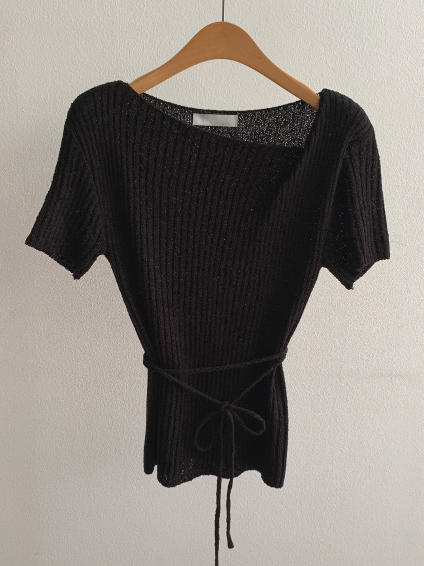 Boucle Short Sleeve Knit(~6/6)