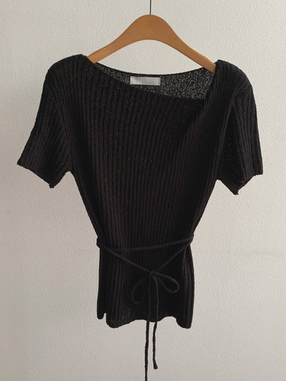 Boucle Short Sleeve Knit(~6/6)
