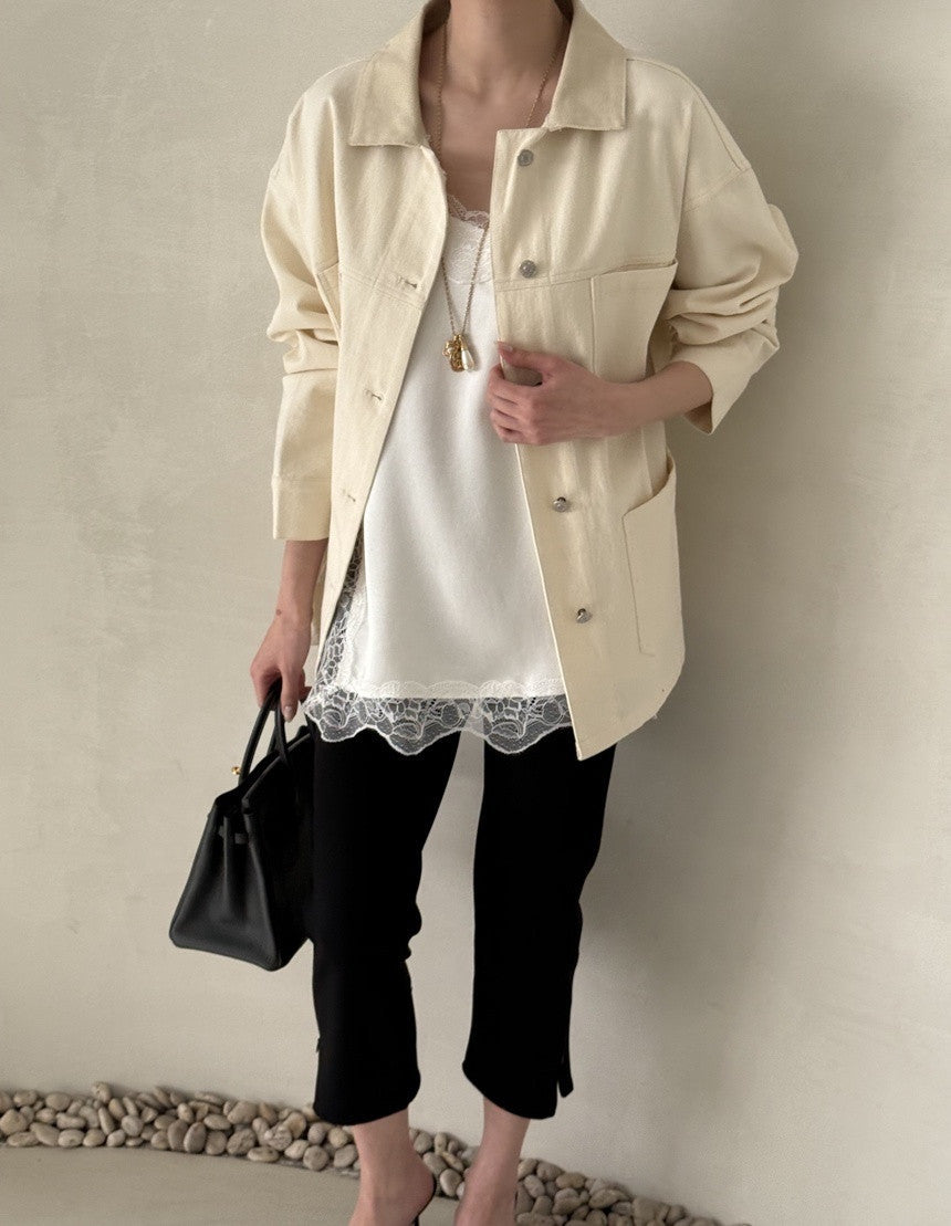 *탈착식 칼라 재킷