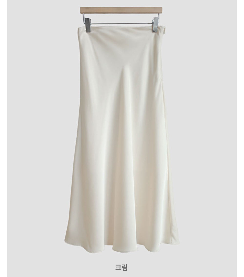 *Pastel Satin Mermaid Skirt