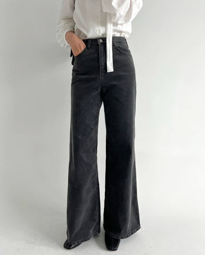 5518 Velvet Wide Bootscut Pants