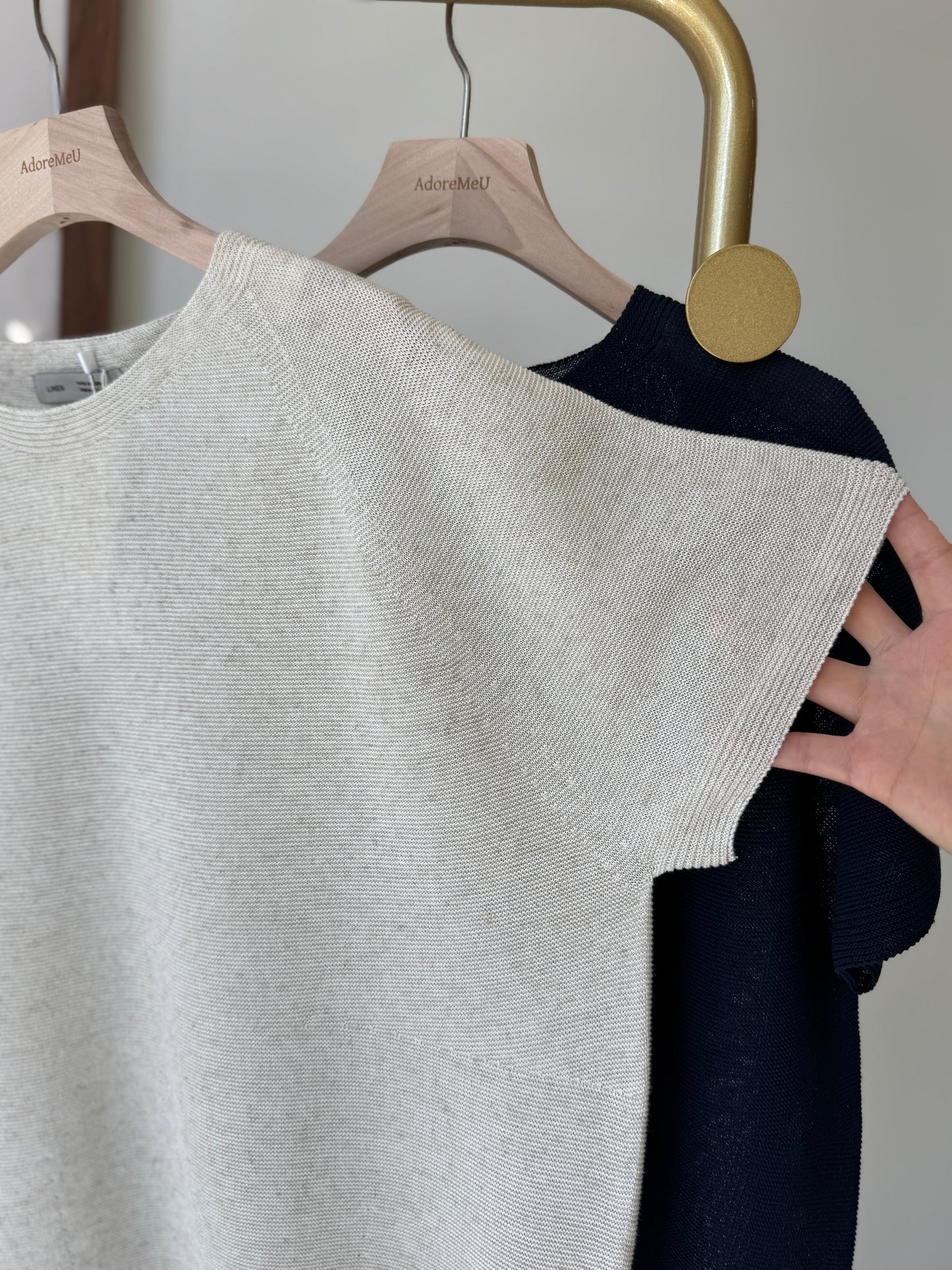 Whole garment Round Cap Knit