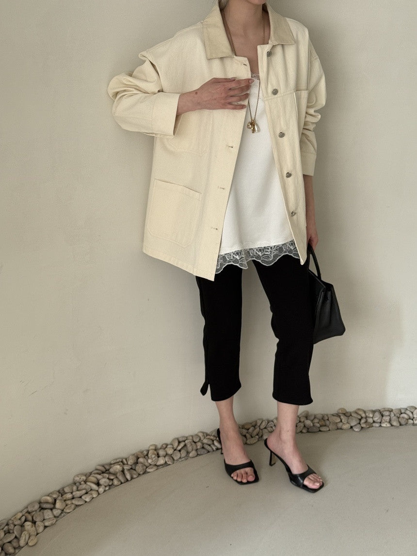 *탈착식 칼라 재킷