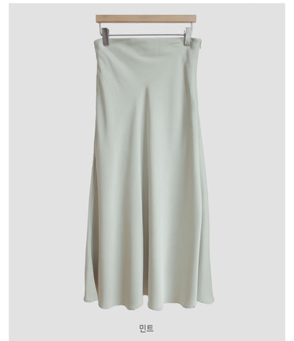 *Pastel Satin Mermaid Skirt