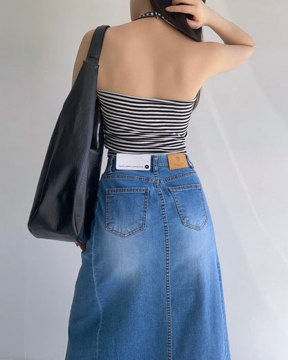 * A-Line Front Pocket Skirt