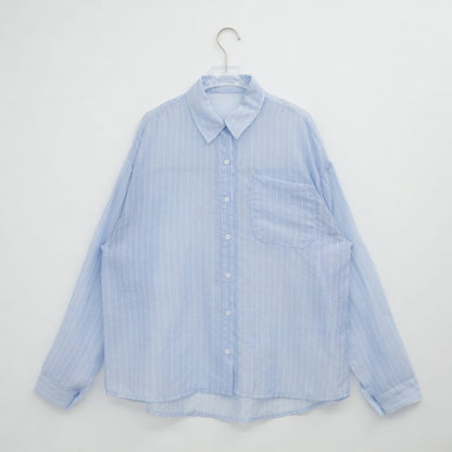 * Tencel Rayon Sheer Shirt