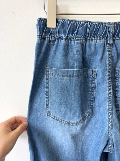 Banding Wide Denim - AdoreMeU