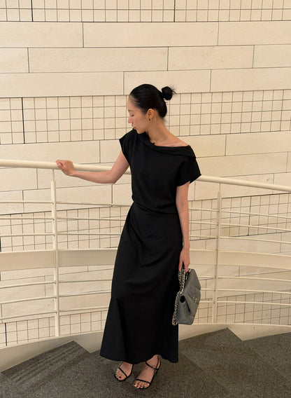 Boat Neck Dress