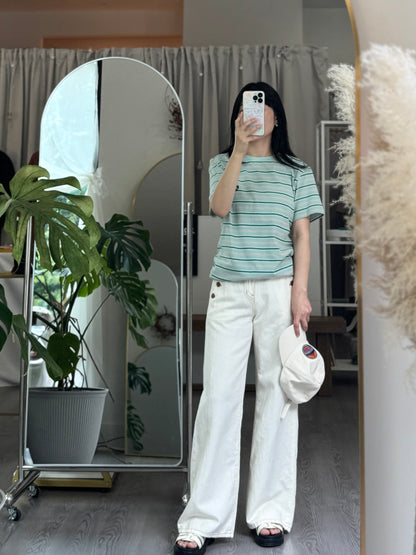 Heart Stripe T-shirt - AdoreMeU