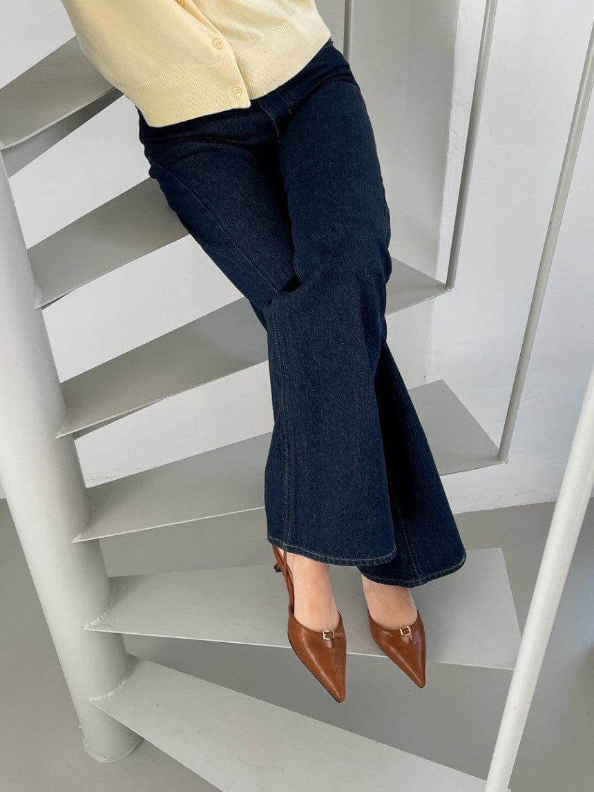 *Buckle Slingback Heel