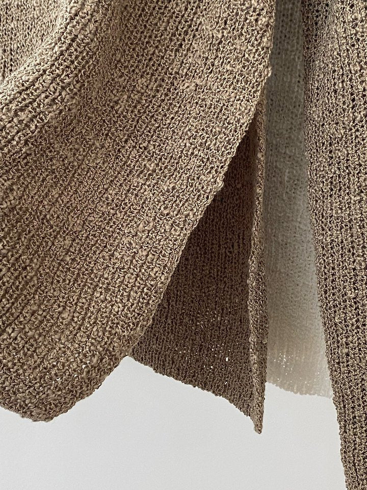 Slit Loose Knit Sweater(~10/18)