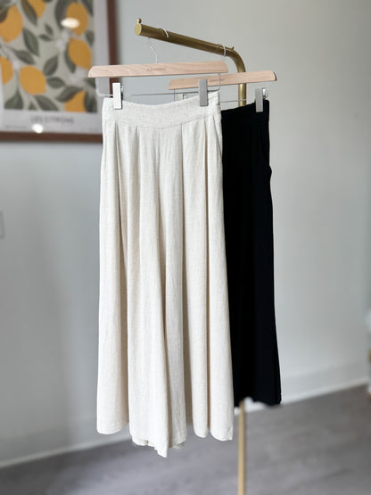 Linen Skirt Pants - AdoreMeU