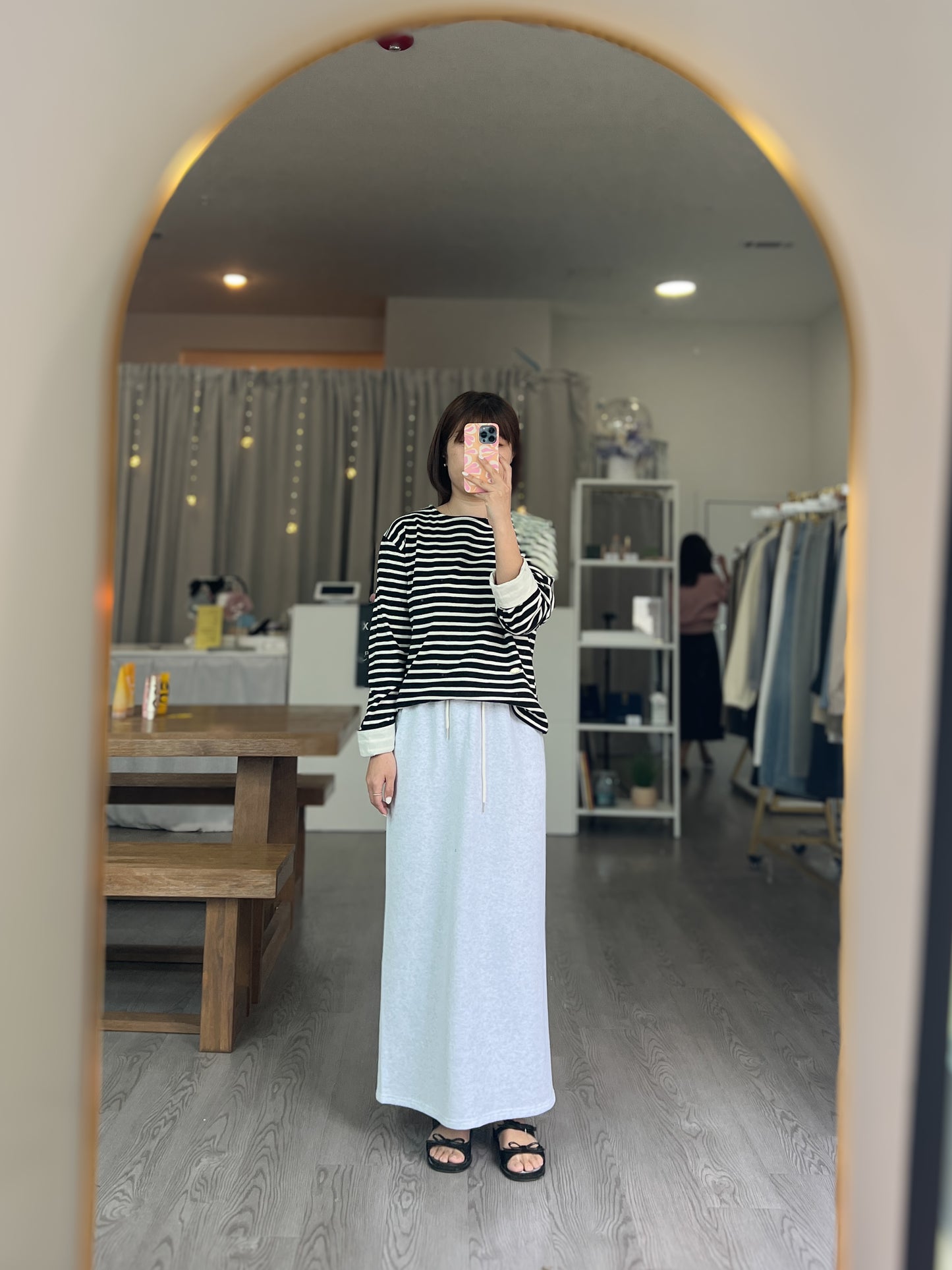 Vely Long Banding Skirt
