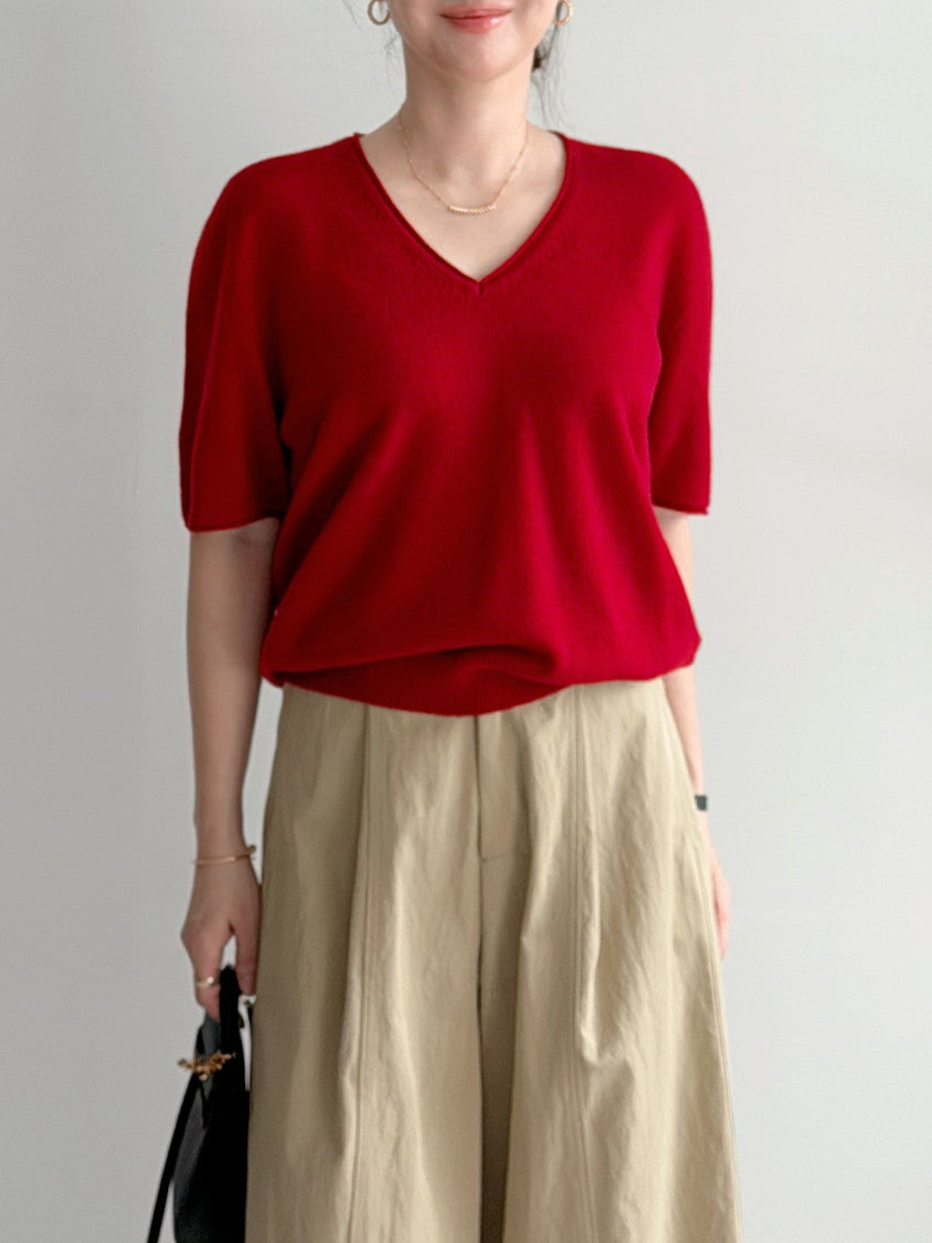 Wholegarment Short Sleeve Knit (~10/24)