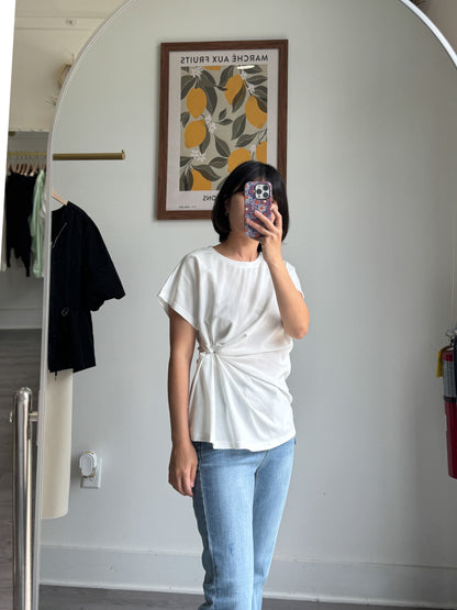 Twist Hem Tee - AdoreMeU