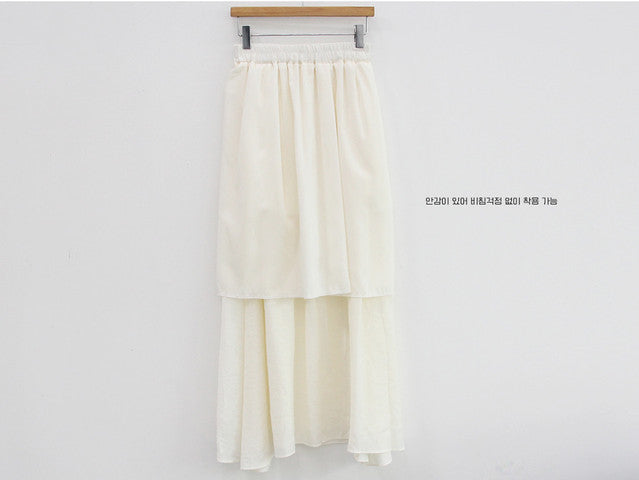 *Sleeveless Blouse & Skirt Set