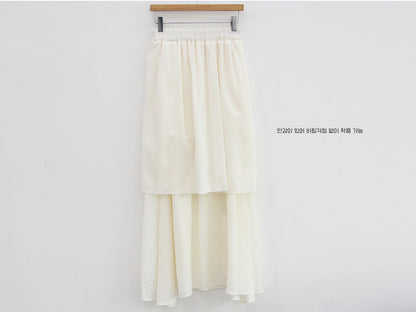 *Sleeveless Blouse & Skirt Set