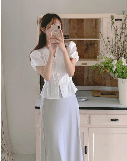 *Pastel Satin Mermaid Skirt