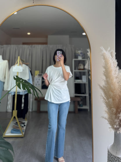 Twist Hem Tee - AdoreMeU